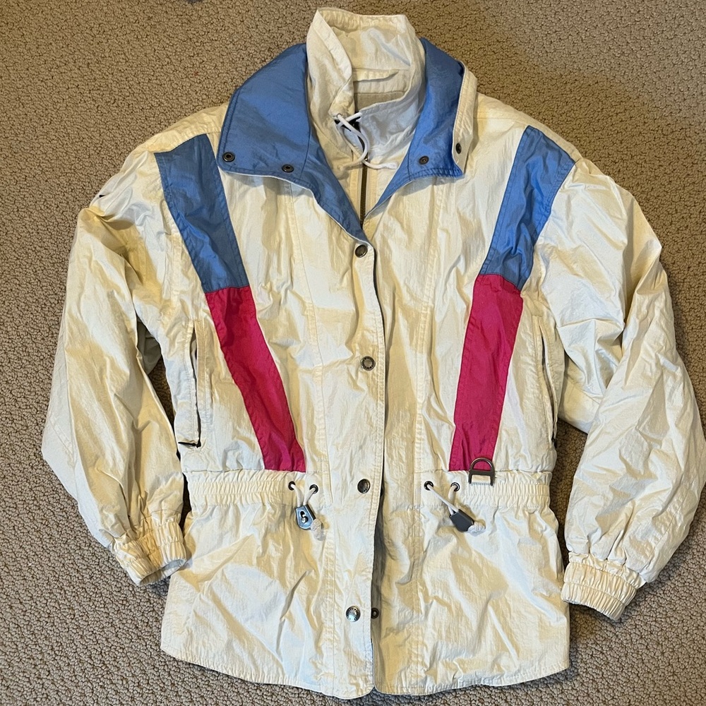 DESCENTE Ski Jacket 90s Mens Japanese Skiing Unisex Winter 1990s Retro Skiwear